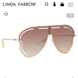 MATTHEW WILLIAMSON GARDENIA SUNGLASSES IN LIGHT GOLD